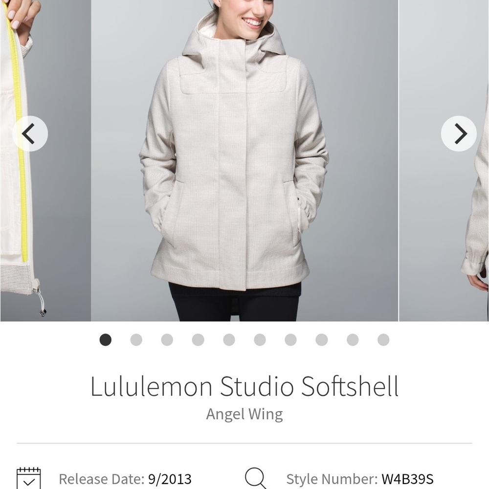 lululemon athletica Women's Softshell Jacket - Cream